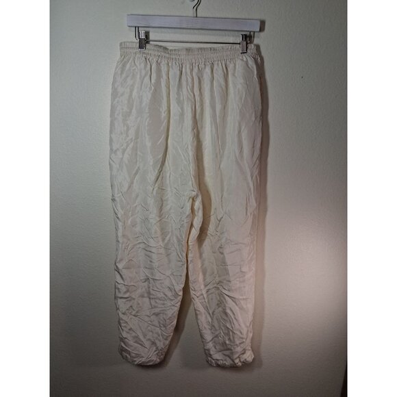 VTG Bocoo Track Suit 100% Silk Jacket Pants 80-90s Windbreaker Y2K Granny Sz XL - Picture 5 of 9